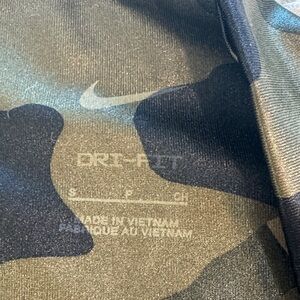 Nike Camouflage Dri-FIT Shirt - Olive and Black